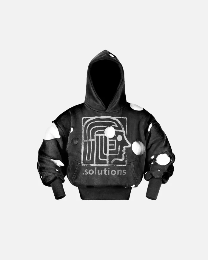 Худи Gleb Kostin .Solutions Portal Waffle Black
