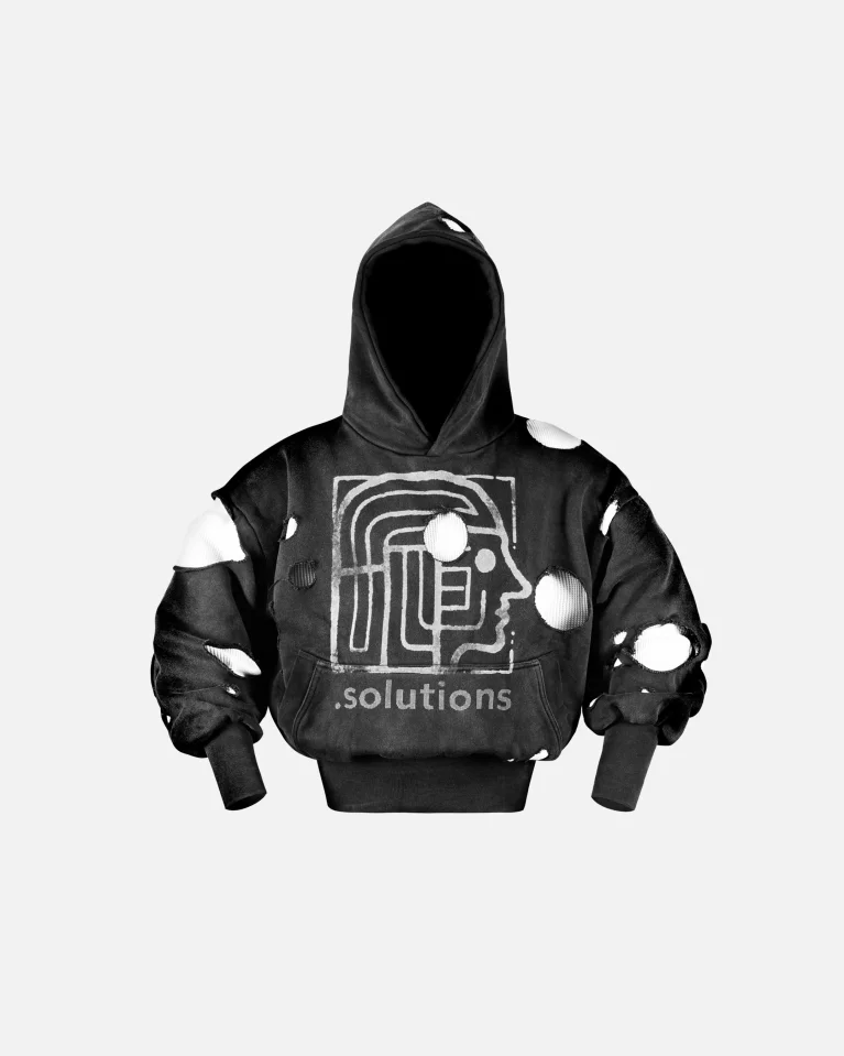 Худи Gleb Kostin .Solutions Portal Waffle Black