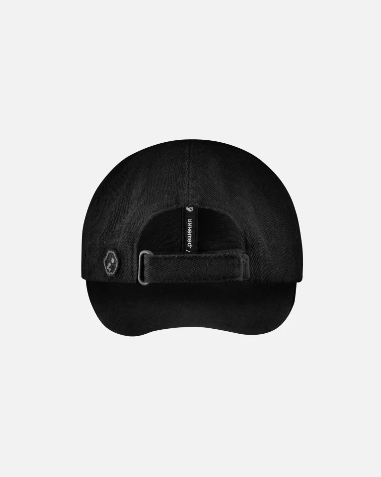 Кепка Gleb Kostin .Solutions Brim Cut Cotton Cap Black
