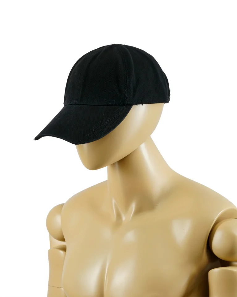 Кепка Gleb Kostin .Solutions Brim Cut Cotton Cap Black
