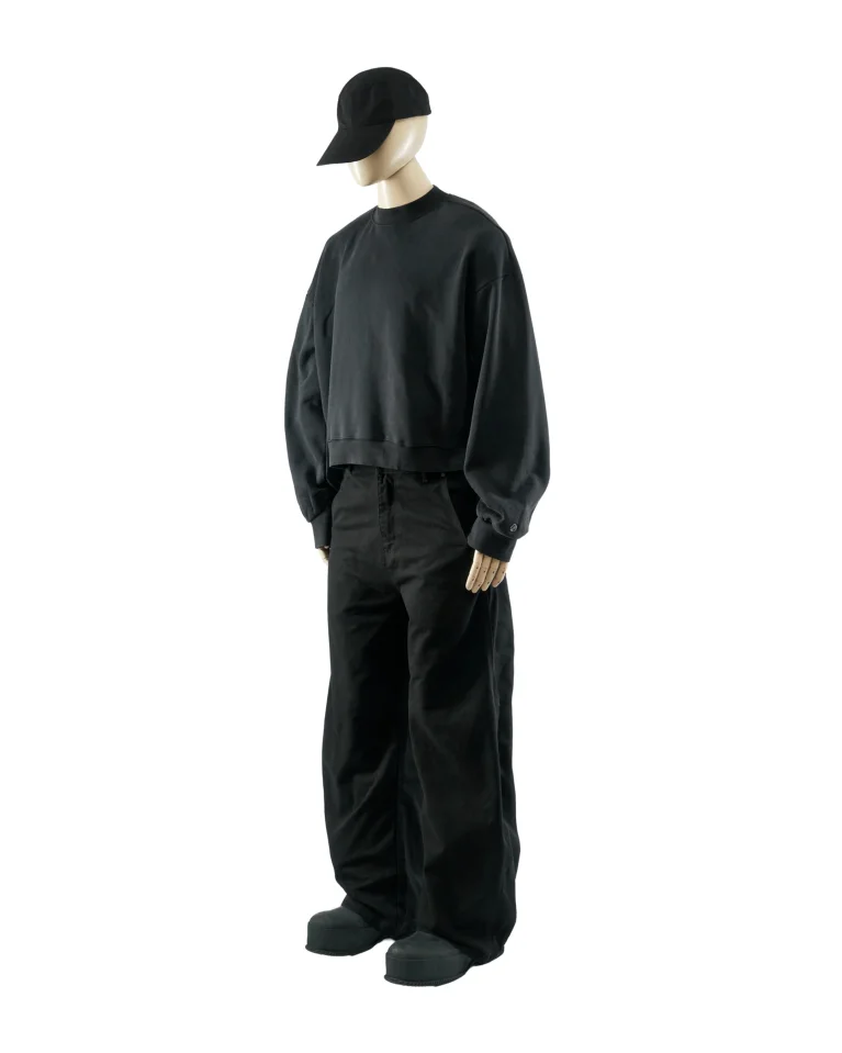 Свитшот Gleb Kostin .Solutions Loose Sweatshirt Black