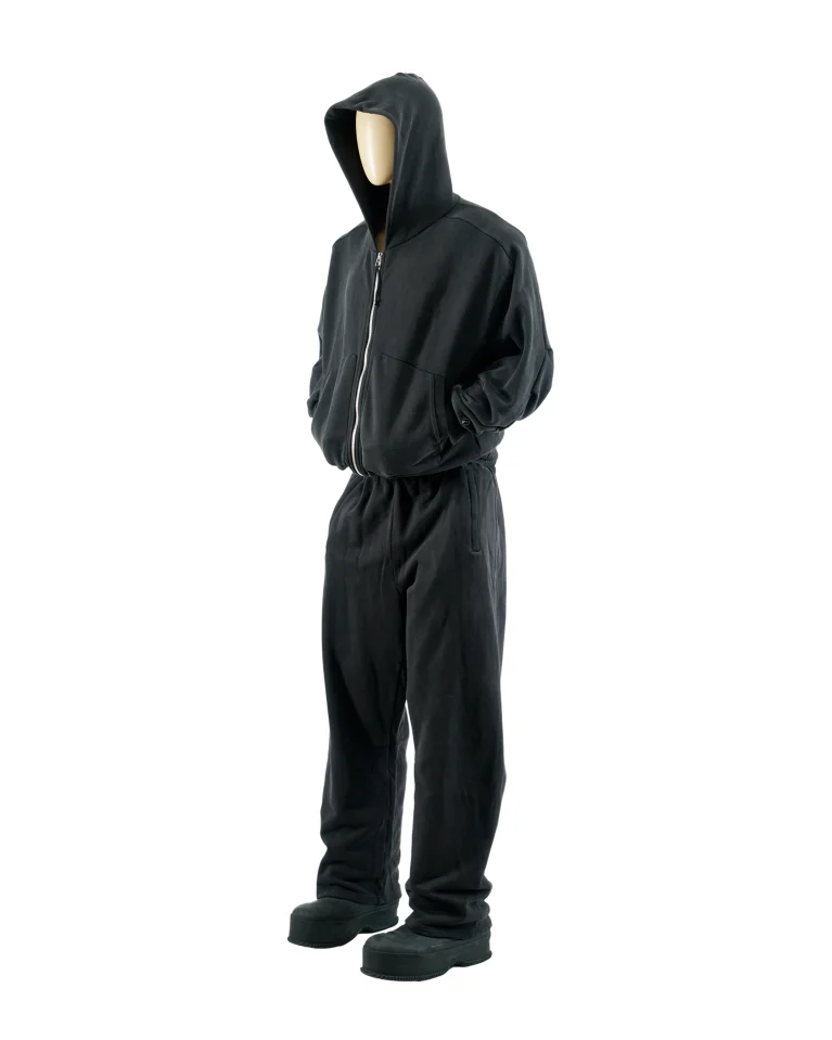 Зиппер Gleb Kostin .Solutions Relaxed Zip-up Hoodie Black