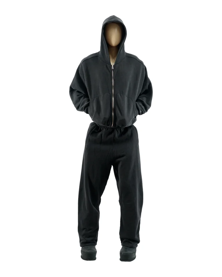 Зиппер Gleb Kostin .Solutions Relaxed Zip-up Hoodie Black