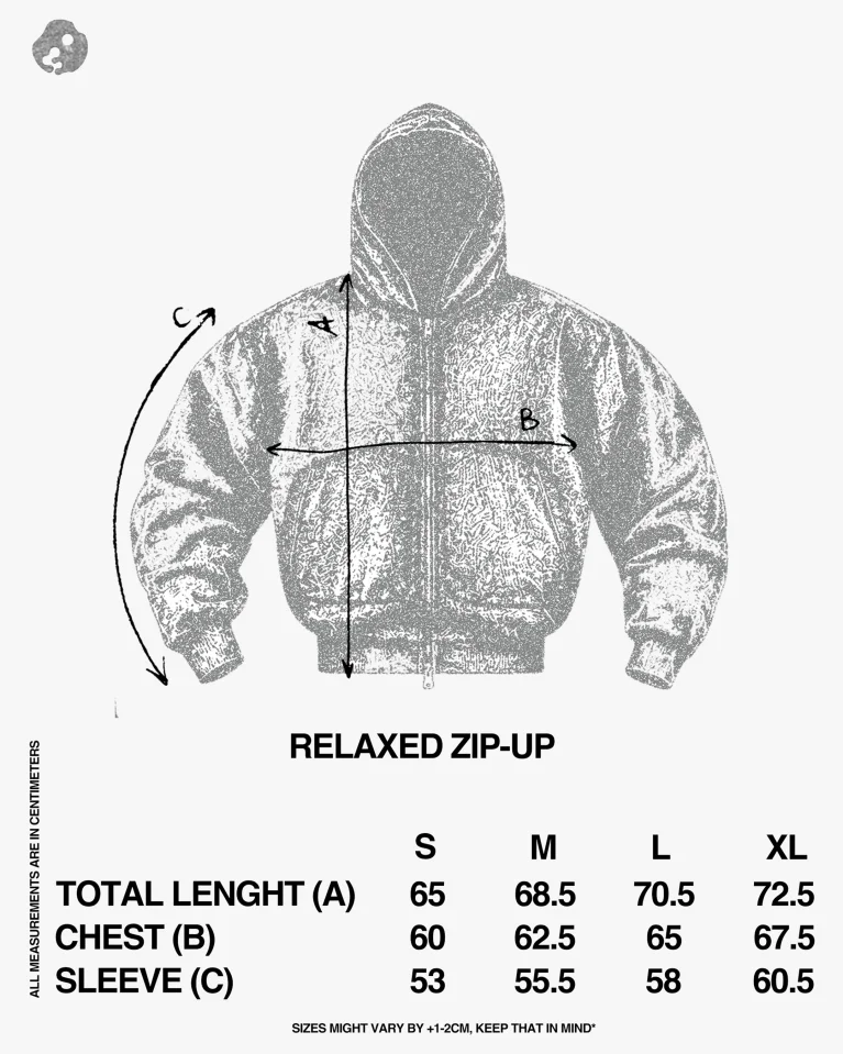 Зиппер Gleb Kostin .Solutions Relaxed Zip-up Hoodie Black