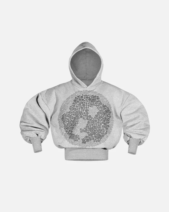 Худи Gleb Kostin .Solutions Eyeche Puff Grey