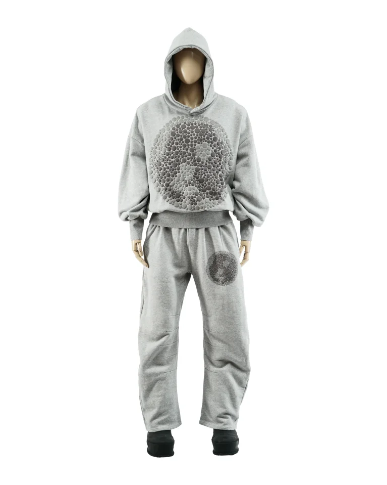 Худи Gleb Kostin .Solutions Eyeche Puff Grey