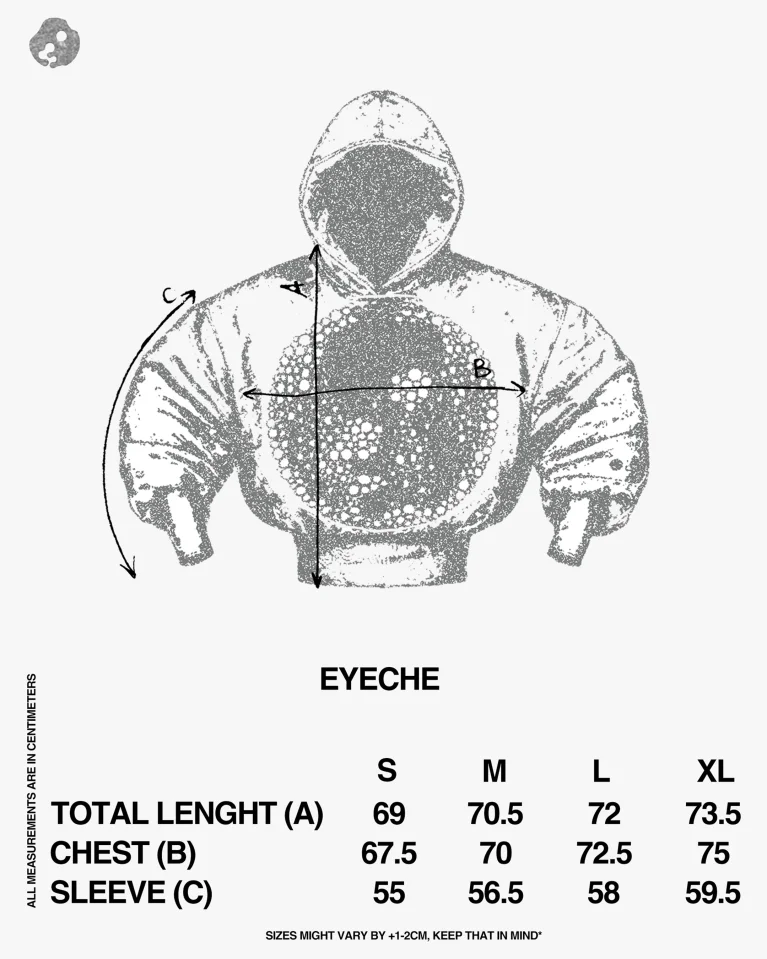 Худи Gleb Kostin .Solutions Eyeche Puff Grey
