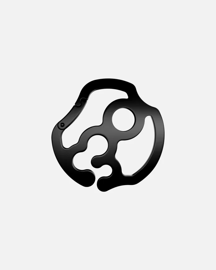 Карабин Gleb Kostin .Solutions DOT black carabiner