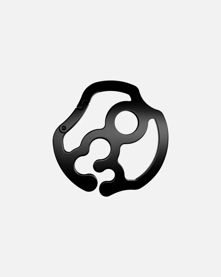 Карабин Gleb Kostin .Solutions DOT black carabiner