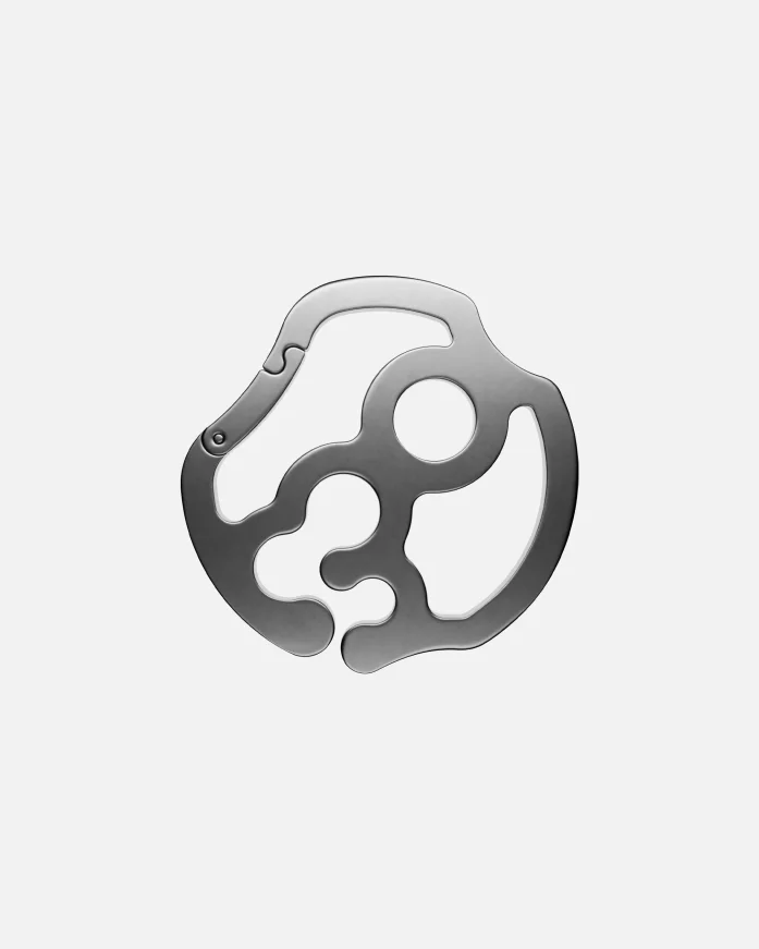 Карабин Gleb Kostin .Solutions DOT grey carabiner