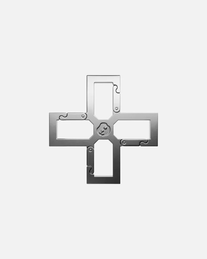 Карабин Gleb Kostin .Solutions CROSS grey carabiner
