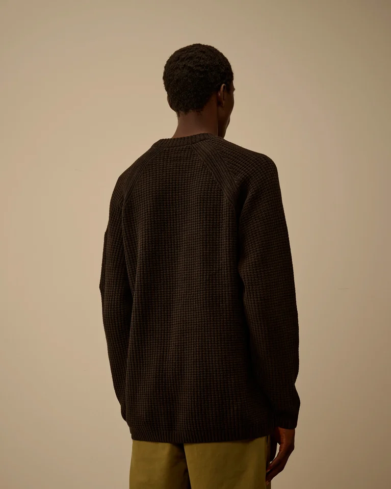 Свитер C.P. Company Chenille Crewneck Lens Black