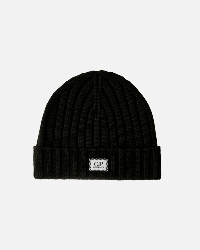 Шапка C.P. Company Extra Fine Merino Wool Logo