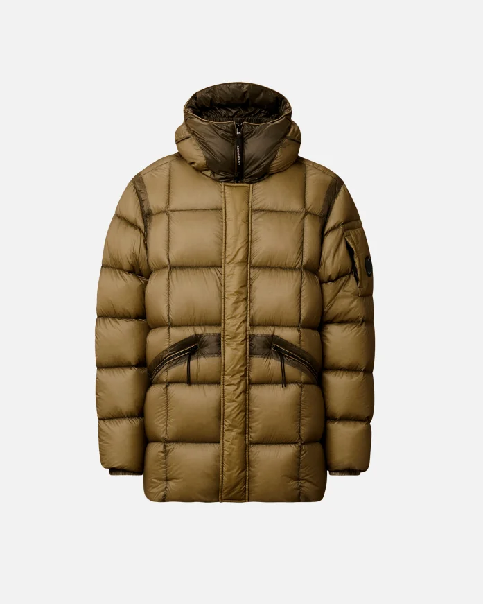 Куртка C.P. Company Long Jacket Fallen Rock Khaki