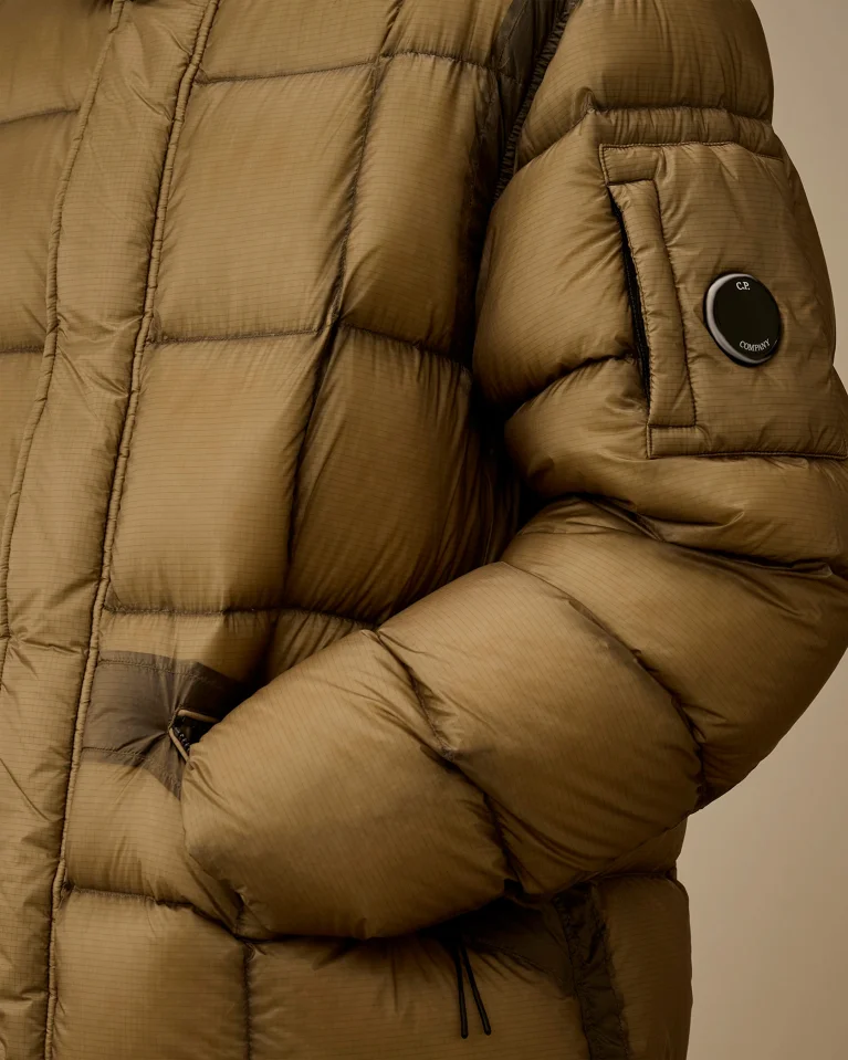 Куртка C.P. Company Long Jacket Fallen Rock Khaki