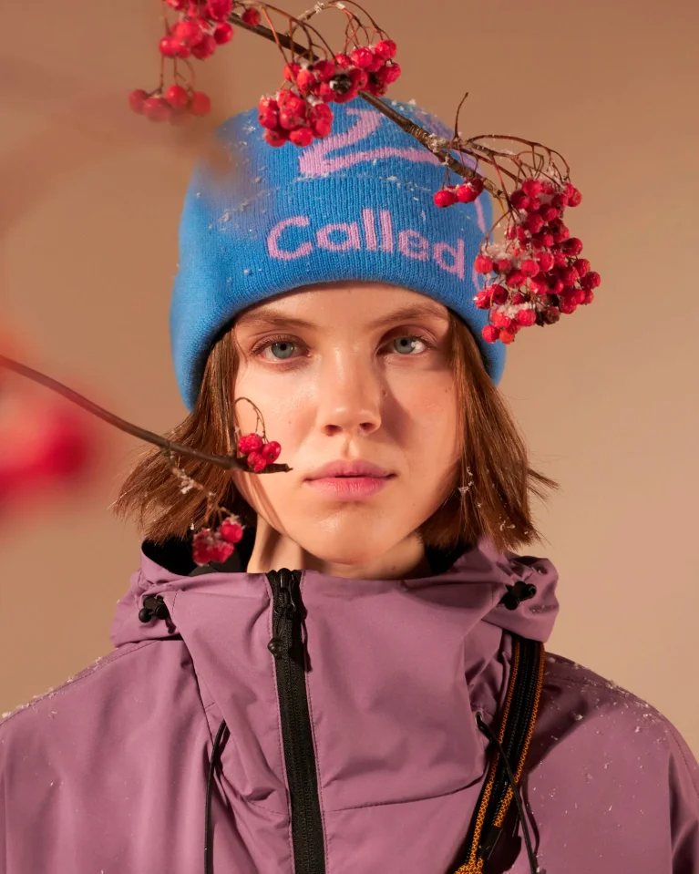 Шапка CALLED A GARMENT Pathway Logo Blue