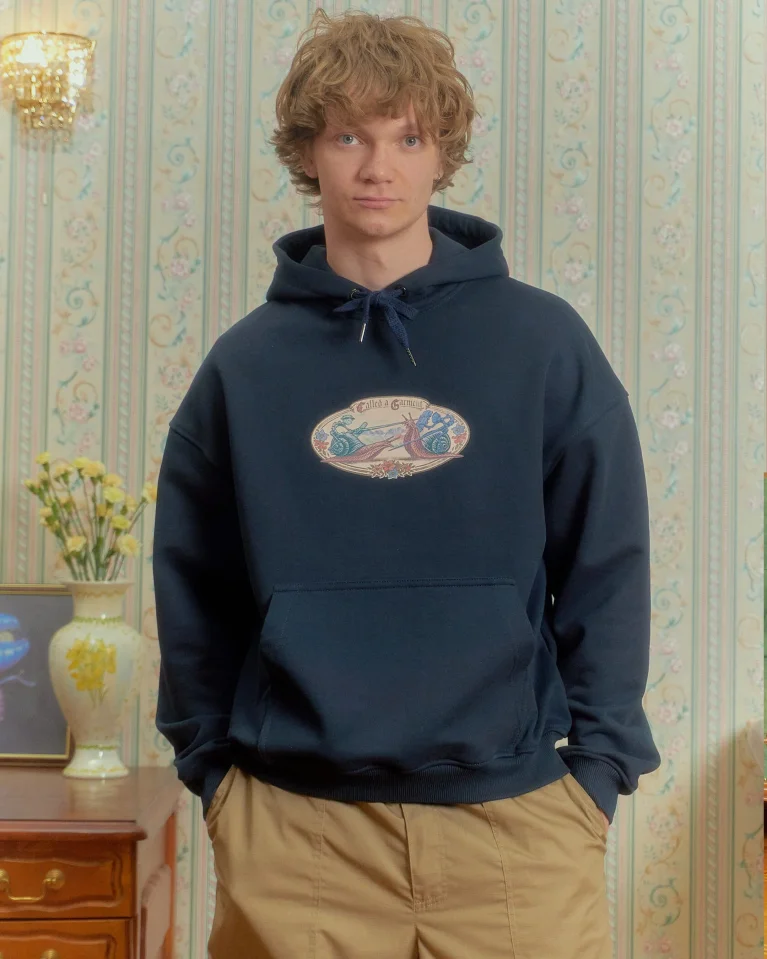 Худи CALLED A GARMENT Snail Clash Blue