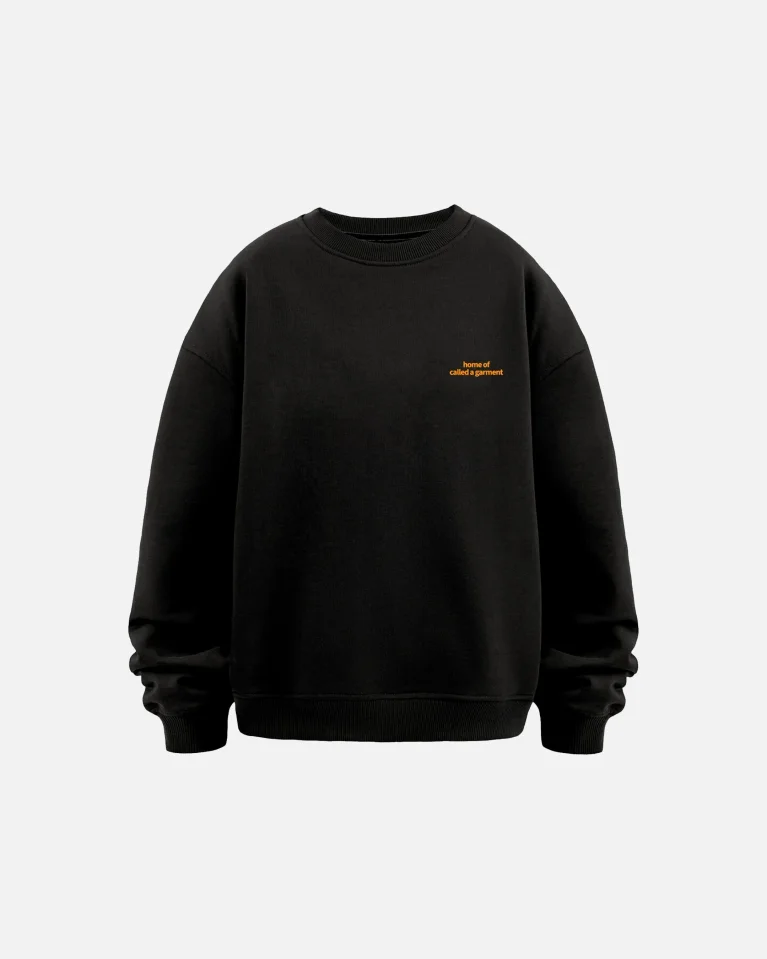 Свитшот CALLED A GARMENT Headquarters Black