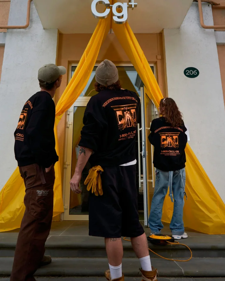 Свитшот CALLED A GARMENT Headquarters Black